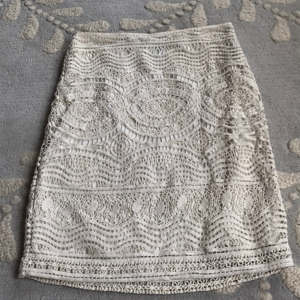 Lace skirt White House black market